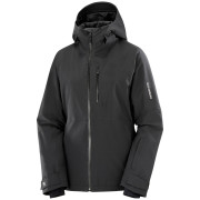 Дамско яке Salomon Highland Jacket W черен DEEP BLACK
