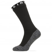 Водоустойчиви чорапи SealSkinz WP Warm Weather Soft Touch Mid черен/сив Black/GreyMarl/White