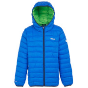 Детско зимно яке Regatta Junior Hooded Marizion Aviator Blue син Aviator Blue Wild Lime