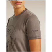 Дамска тениска Icebreaker Merino 150 Tech Lite SS Crop Tee Seed Story
