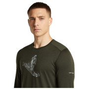 Функционална мъжка тениска Icebreaker Men Merino 200 Oasis LS Crewe SkiingYeti