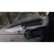 Нож Acta non verba Z200 Stonewash/Plain Edge, G10