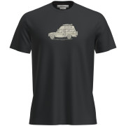 Функционална мъжка тениска  Icebreaker M Mer 150 Tech Lite SS Tee Cosy Camper черен Black