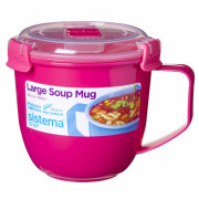 Чаша Sistema Large Soup Mug Color розов