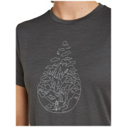 Дамска тениска Icebreaker Women Merino 150 Tech Lite SS Tee Hike Path