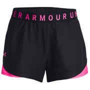 Дамски къси панталони Under Armour Play Up Shorts 3.0 черно/розово Black / Rebel Pink / Rebel Pink