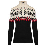 Дамски пуловер Dale of Norway Myking Fem Sweater черен Black Raspberry Offwhite