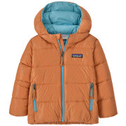 Детско яке Patagonia Baby Hi-Loft Down Sweater Hoody - MARG оранжев Marigold