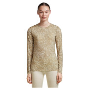 Дамска функционална блуза Icebreaker Women M 200 Oasis LS Crewe Moss BloomAOP