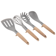 Комплект кухненски прибори Outwell Almada Utensil Set кафяво-сиво Brown