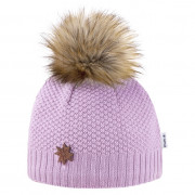 Плетена шапка от мериносана вълна Kama A155 розов Pink
