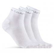 Чорапи Craft Core Dry Mid 3-Pack бял White