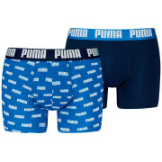 Мъжки боксерки Puma Everyday Aop Print Boxer 2P син/светлосин Blue Combo