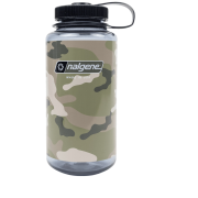 Бутилка Nalgene Wide Mouth Camo Print 1000 ml сив/черен Gray w/Black Camo