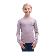 Детска функционална тениска Sensor Merino DF Logo Up Mystic Violet