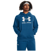 Мъжки суитшърт Under Armour Rival Fleece Logo HD син Varsity Blue / / White