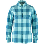 Дамска риза Fjällräven Övik Heavy Flannel Shirt W син Dawn Blue-Breeze Blue