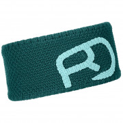 Дамска лента за глава Ortovox Rock'N'Wool Headband W зелен