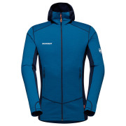 Функционален мъжки суитшърт Mammut Taiss Light ML Hooded Jacket Men син/светлосин deep ice - marine 50554