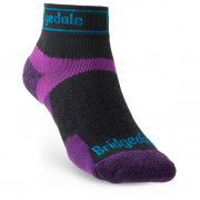 Чорапи Bridgedale Trail Run UL T2 MS Low черен/лилав Charcoal/Purple/