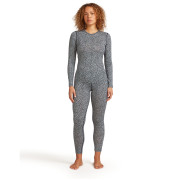 Дамска функционална блуза Icebreaker Women Merino 200 Oasis LS Crewe Flock Forms AOP