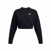 Дамски суитшърт Under Armour Rival Terry OS Crop Crw черен Black/White