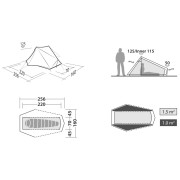 Туристическа палатка Robens Via 1 UL