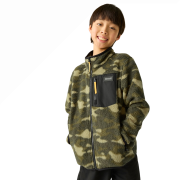 Детски функционален суитшърт Regatta Junior Frankie Warm Fleece Bark Green Camo
