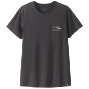 Дамска тениска Patagonia Women's Capilene® Cool Trail Shirt - Stratapeaks черен Ink Black