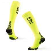 Компресиращи 3/4 чорапи Zulu Run Compression W жълт/черен