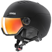 Скиорска каска Uvex Wanted Visor черен black mat