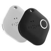 Ключодържател Fixed Smart Tracker Smile Pro - Duo Pack черен/бял