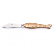 Сгъваем нож Mikov Риба 130-NZn-1 златен
