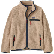 Детски суитшърт Patagonia K's Retro Pile Jacket - Valley Khaki бежов / син Valley Khaki