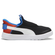 Детски обувки Puma Courtflex v3 SLIPTECH PS Black черен/син PUMA Black-PUMA White-Redmazing