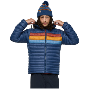 Мъжко пухено яке Cotopaxi M'S Fuego Down Hooded Jacket тъмно син Deep Sea Stripes