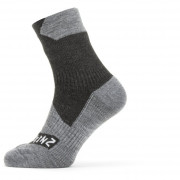 Водоустойчиви чорапи SealSkinz Bircham черен/сив