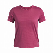 Дамска тениска Under Armour Launch Shortsleeve розов Red