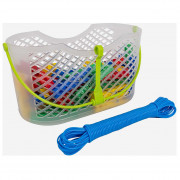 Въже за простор Bo-Camp Set Pegs + Washing line in basket