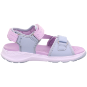 Детски сандали Superfit Criss Cross Light Blue розов HELLBLAU/LILA