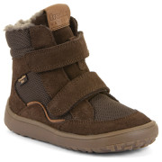 Детски зимни ботуши Froddo Barefoot Tex Winter Dark Brown тъмно кафяв dark brown