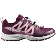 Детски обувки Salomon Outscape Waterproof J червен Winter Bloom / Dawn Pink / White