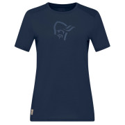 Дамска тениска Norrona femund equaliser merino T-shirt тъмно син Indigo Night