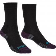 Дамски чорапи Bridgedale Hike LW MP Boot черен/лилав Black/Purple