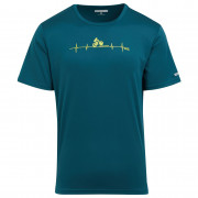 Мъжка тениска Regatta Fingal Slogan III син/зелен