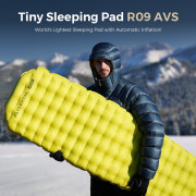 Надуваема постелка Flextail TINY Sleeping Pad R09 AVS - with pump 196 cm