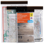 Калъф за документи при пътуване LifeVenture DriStore LocTop Bags, For Maps сив