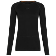 Дамска функционална блуза Icebreaker Women Merino 200 ZoneKnit LS Crewe черен Black