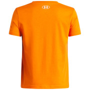 Детска функционална тениска Under Armour UA B Logo Wordmark SS Outrageous Orange