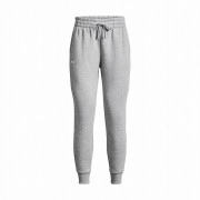 Дамски анцуг Under Armour Rival Fleece Jogger светло сив ModGrayLightHeather/White